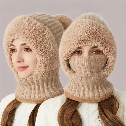 3-in-1 Beanie, Scarf & Mask